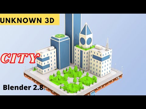 Let's Model A city in blender 2.8