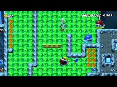 3-1 The Nest of Spinies by Marsford - SUPER MARIO MAKER - NO COMMENTARY 1az