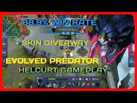 EVOLVED PREDATOR HELCURT GAMEPLAY + SKIN GIVEAWAY | CLICK SUBSCRIBE