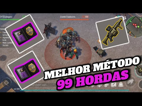 COMO FAZER AS 99 HORDAS DA DELEGACIA DA MANEIRA CERTA!! Last Day On Earth 1.33.6