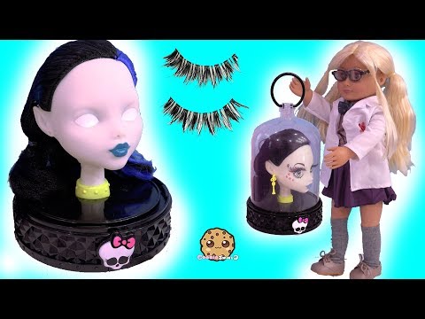 Nostalgia Video Makeup / Face Makeover On Monster High Style Head !