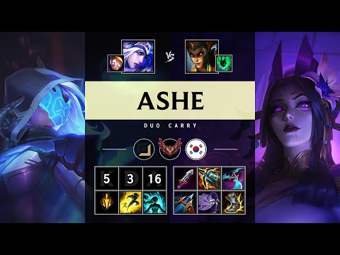 Ashe ADC vs Cassiopeia - KR Grandmaster Patch 25.S1.1