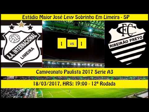 CAMPEONATO PAULISTA 2017 SERIE A3 INTER DE LIMEIRA 1 X 1 COMERCIAL