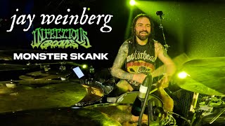 Jay Weinberg (Infectious Grooves) - &quot;Monster Skank&quot; Live Drum Cam