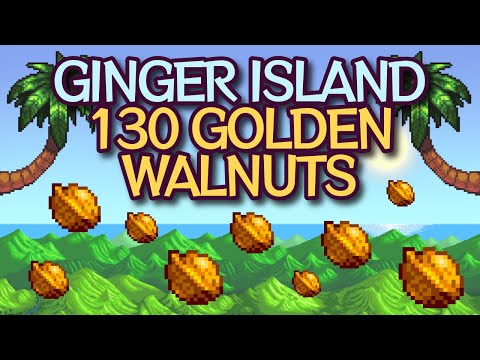 All 130 Golden Walnuts on Ginger Island - Stardew Valley 1.6