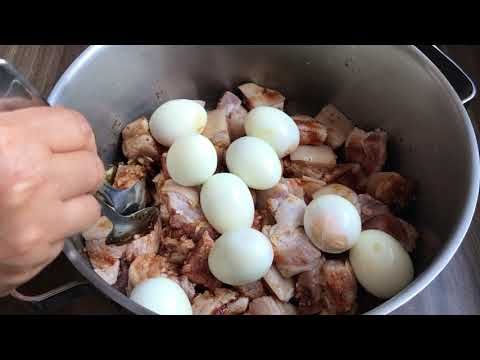 PORC CARAMEL AVEC LES OEUFS