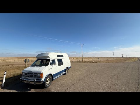 Driving through the Middle of Nowhere. Vanlife Ep. 7: Alberta