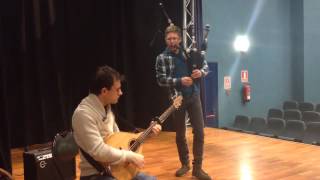 Masterclass Highland Bagpipe. Ernesto Góngora y Dani Álvarez