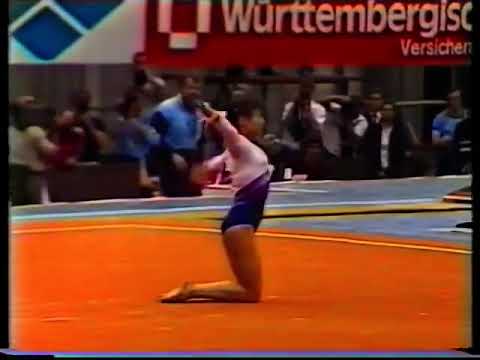 🥉 Elena Shushunova (URS) FX AA 9.900 1987 European Championships
