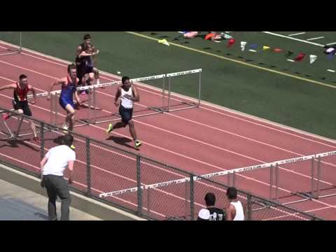 John Tate Challenge Cup Div I Boys 110m Hurdles Prelims Heat 1