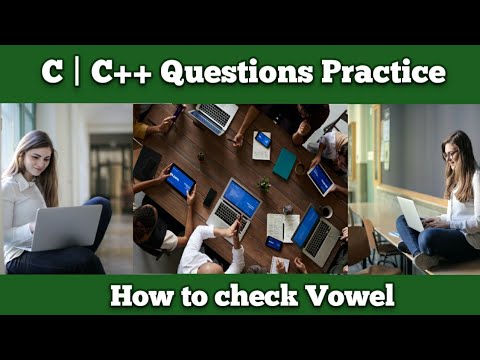 Learn 11 C Programming Questions Practice How to Check a Vowel - Mind ...