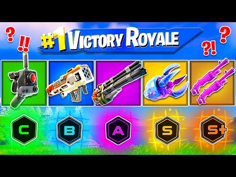 RANK = WEAPON RARITY in Fortnite