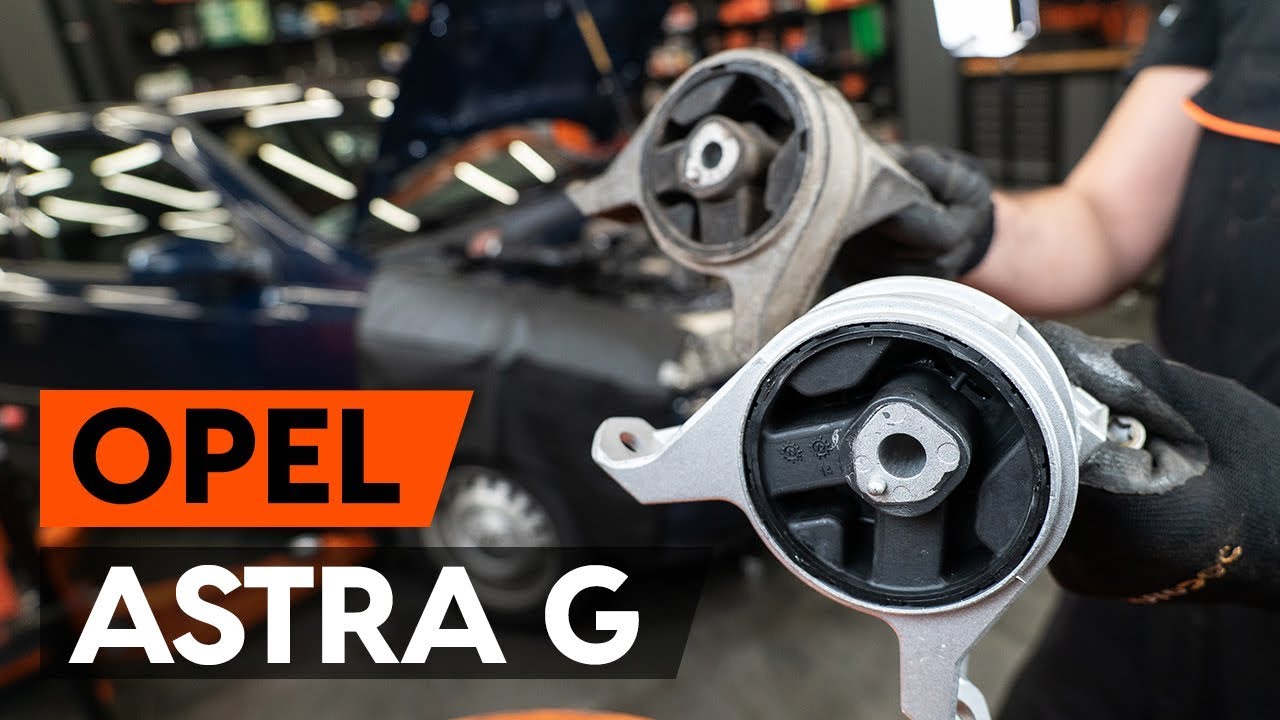 Cómo cambiar: soporte de motor de la derecha - Opel Astra G F48 | Guía de sustitución