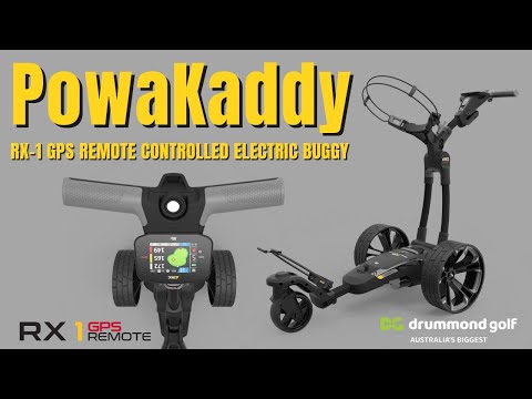 New PowaKaddy RX1 GPS Remote Electric Golf Buggy - Available from Drummond Golf