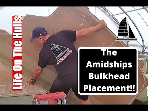 Ep102 Amidships Bulkhead and Freezer Unit Design - Life On The Hulls - Catamaran Build Project