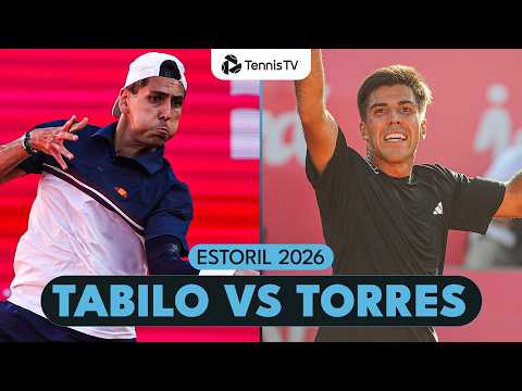 World No.427 Tiago Torres Upsets Alejandro Tabilo 😮 | Estoril 2026 Highlights
