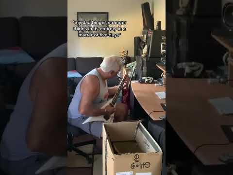 Dad binges Stranger Things and immediately remembers how to play Metallica’s Master of Puppets 🤘