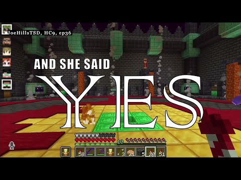 JoeHillsTSD announcing his engagement... Congratulations! | Hermitcraft 9