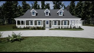 360 degree walk around video for house plan 007D-0124