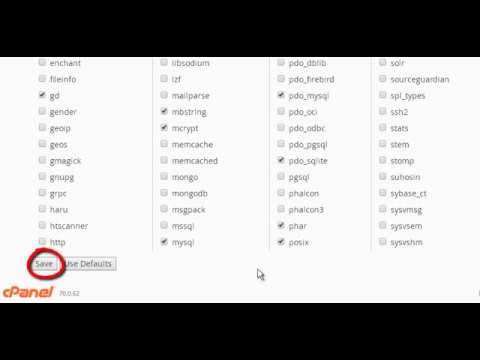 How to enable PHP extensions in cPanel