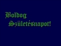 Boldog szülinapot!