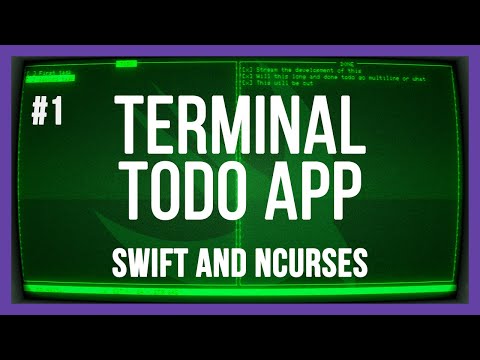 Terminal UI todo app with Swift and ncurses - PART 1 thumbnail