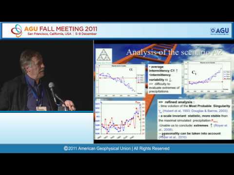 Fall Meeting 2011: Scaling and Fractals After Mandelbrot: On the Frontiers of the Geosciences I