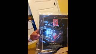 Customer Video Review for 10.5” x 13” Laser Metal Plaque In Black With Gold Metal