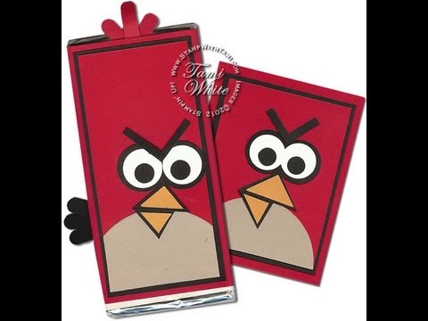 Angry Birds Party - Candy Bar & card - DIY