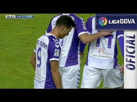 Gol de Javi Guerra (2-2) en el Real Valladolid - Real Sociedad - HD