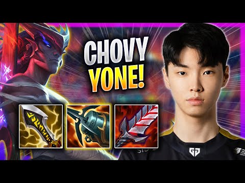 CHOVY LITERALLY GODMODE WITH YONE! - GEN Chovy Plays Yone MID vs Galio! | Season 2023