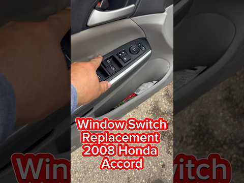 Replace Window Switch on 2008 Honda Accord #window #switch #honda #accord #tutorial