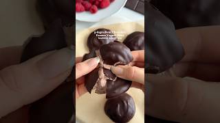 Healthier Dessert Idea: Chocolate Frozen Yogurt Bites😍 #healthydessert #easyrecipes