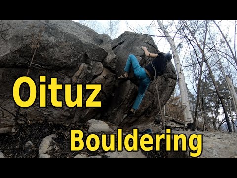 Bouldering in Oituz, Romania