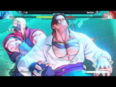 Street Fighter 5 Tournament: Winter Brawl X Pools - LI Joe (Nash) vs GhostCobra (Vega)