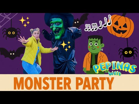 🎶 MONSTER PARTY 👻🎃 Halloween children's song to sing and dance along to 🔍 Pepina's World