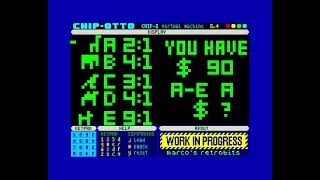 CHIP-8 VIP Animal Race - CHIP-OTTO Virtual Machine 0.4 (ZX Spectrum Next)