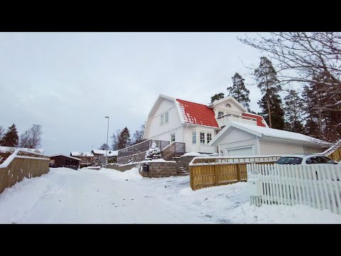 Walking in Uppsala, Sweden - Hiking Trail and Sunnersta Suburb