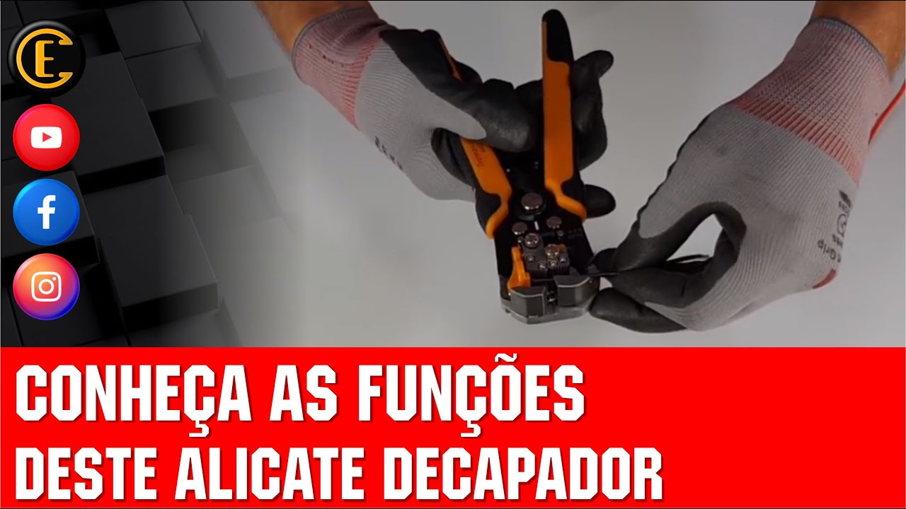 VOCÊ CONHECE TODAS AS FUNÇÕES DO ALICATE DECAPADOR DE FIOS?