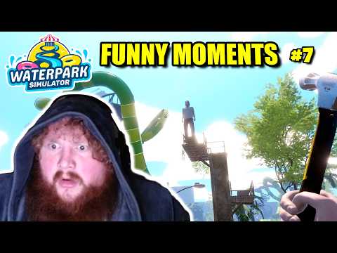 Best of CaseOh Waterpark Simulator! (FUNNY MOMENTS) #7