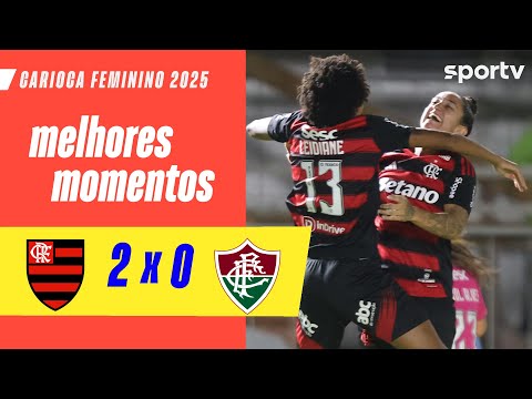 Gols e lances de Flamengo x Fluminense