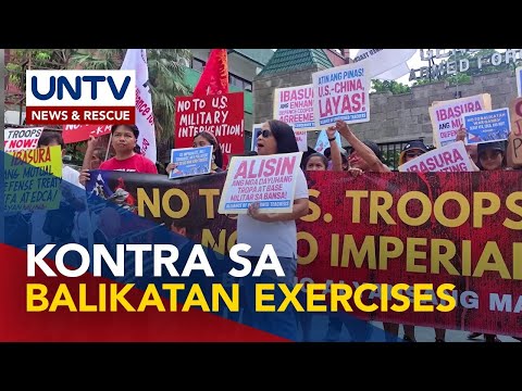 Makabayan solon at militant groups, tinuligsa ang 2024 PH-US Balikatan Exercises