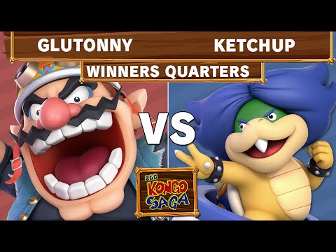 Kongo Kickoff - Solary | Glutonny (Wario) Vs THC | Ketchup (Ludwig) Winners Quarters