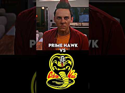 Prime Hawk Vs Cobra Kai🤯 #shorts #cobrakai #edit #viral #hawk