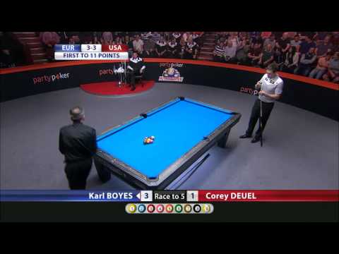 Karl Boyes vs Corey Deuel | 2014 Mosconi Cup