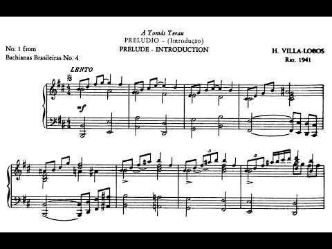 Villa-Lobos, Heitor (1887 - 1959) Bachianas brasileiras No.4, W264 (1930-1941)