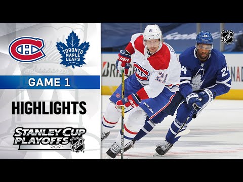 First Round, Gm 1: Canadiens @ Maple Leafs 5/20/21 | NHL Highlights