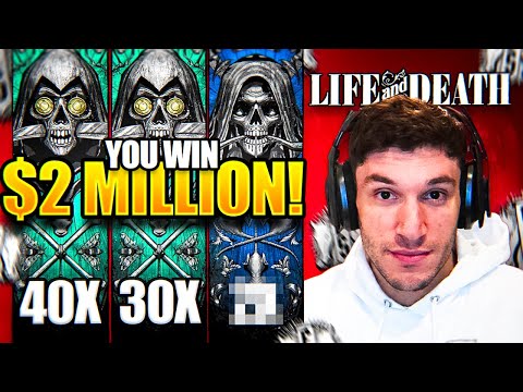 TRAIN HITS BIG ON THE RARE LIFE AND DEATH MAX WIN SETUP!
