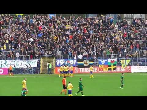 Florent Zitte fait 3 - 2 à la 90'+2' à Royale Union Saint-Gilloise - Cercle Bruges ( 18.10.2015 )