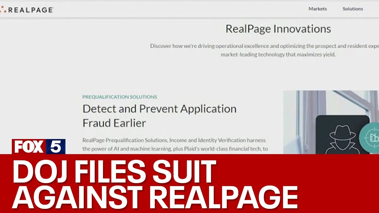 Justice Department files suit against RealPage, alleging scheme to help landlords hike rents
